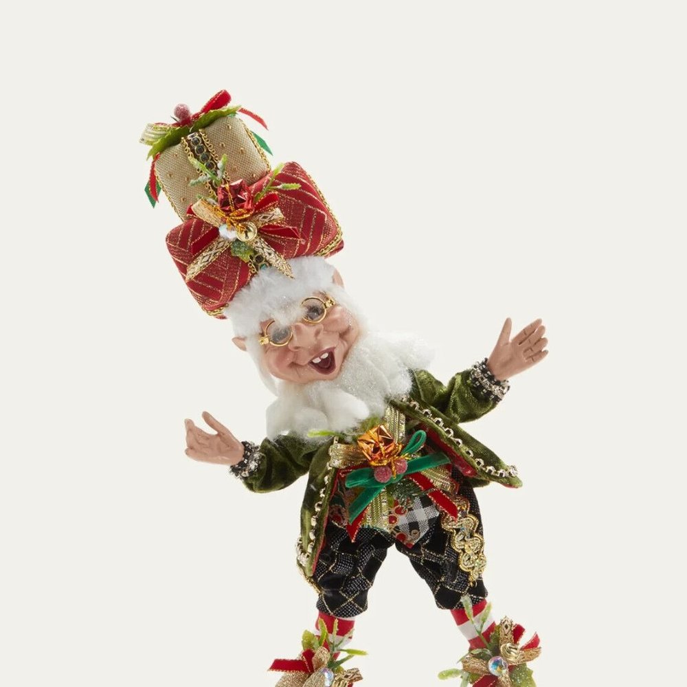 MARK ROBERTS NIB ("LIMITED EDITION") Gift Wrapping Small Elf, 14"